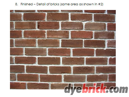 08 Finished – Detail of bricks